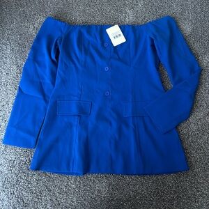 Peppermayo Blue Blazer Dress